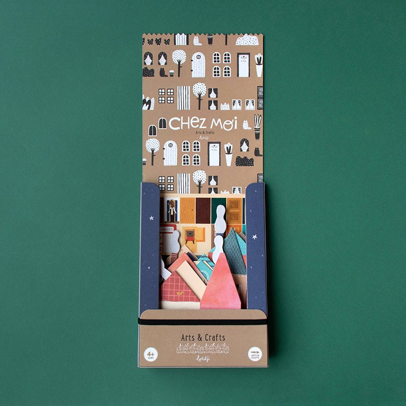 Creative houses sticker activity